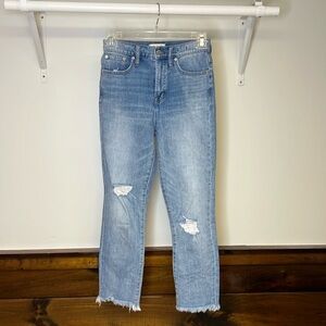 Madewell Light Washed‎ Distressed The Perfect Vintage Jean- 26